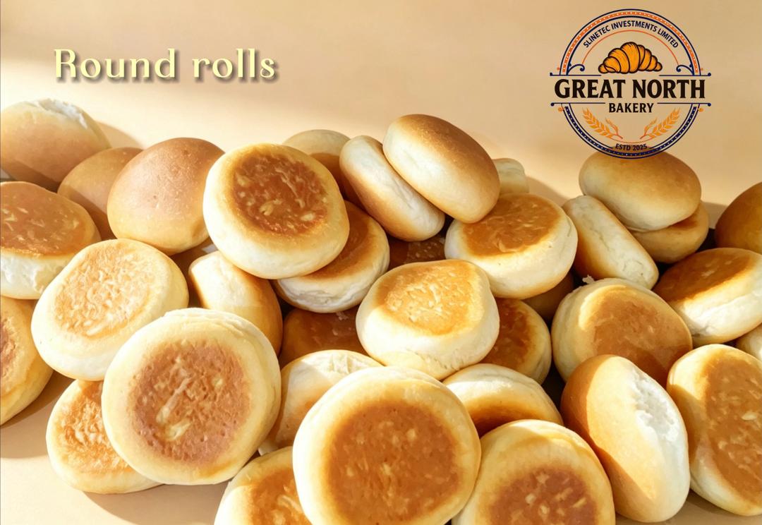 Great North Bakery fresh round bread rolls baked daily in Lusaka